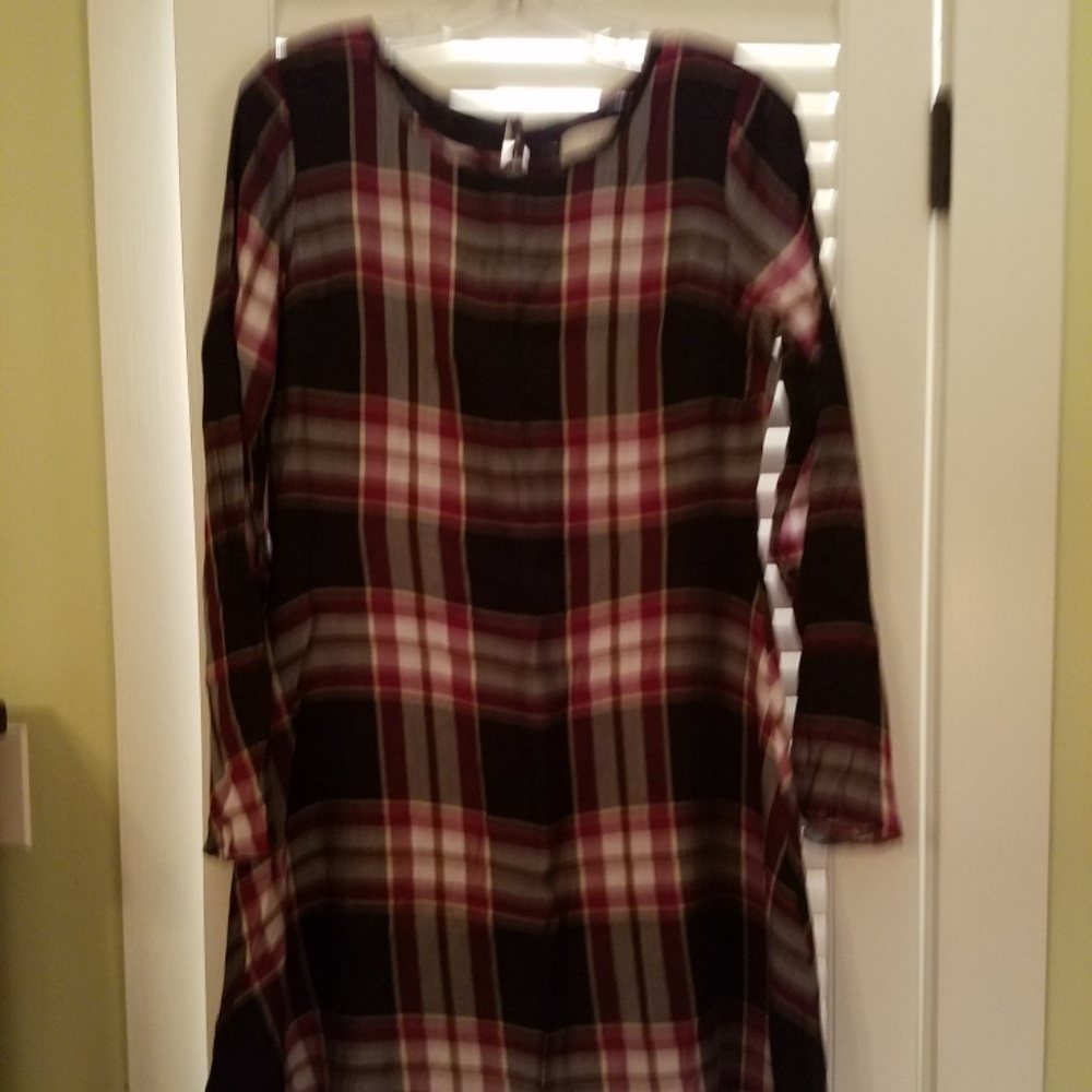 Lace Up Back Dress